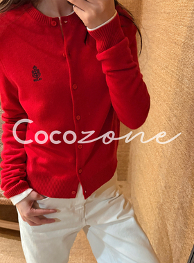 COCO ZONE 刘 一一 “浆果毛衣”100羊毛纯色羊毛衫 CD1A1863