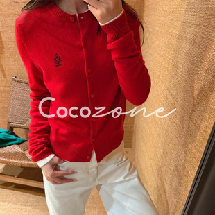 COCO ZONE 刘 一一 “浆果毛衣”100羊毛纯色羊毛衫 CD1A1863