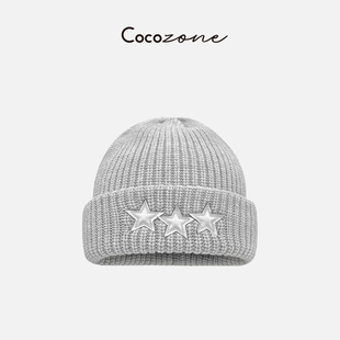 ZONE 饰街头秋冬针织帽 刘 五角星装 CD2A3145 一一 COCO