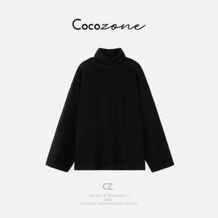 ZONE 莱赛尔混纺高领长袖 刘 寒冬暖炉 T恤CD1A1665 一一 COCO