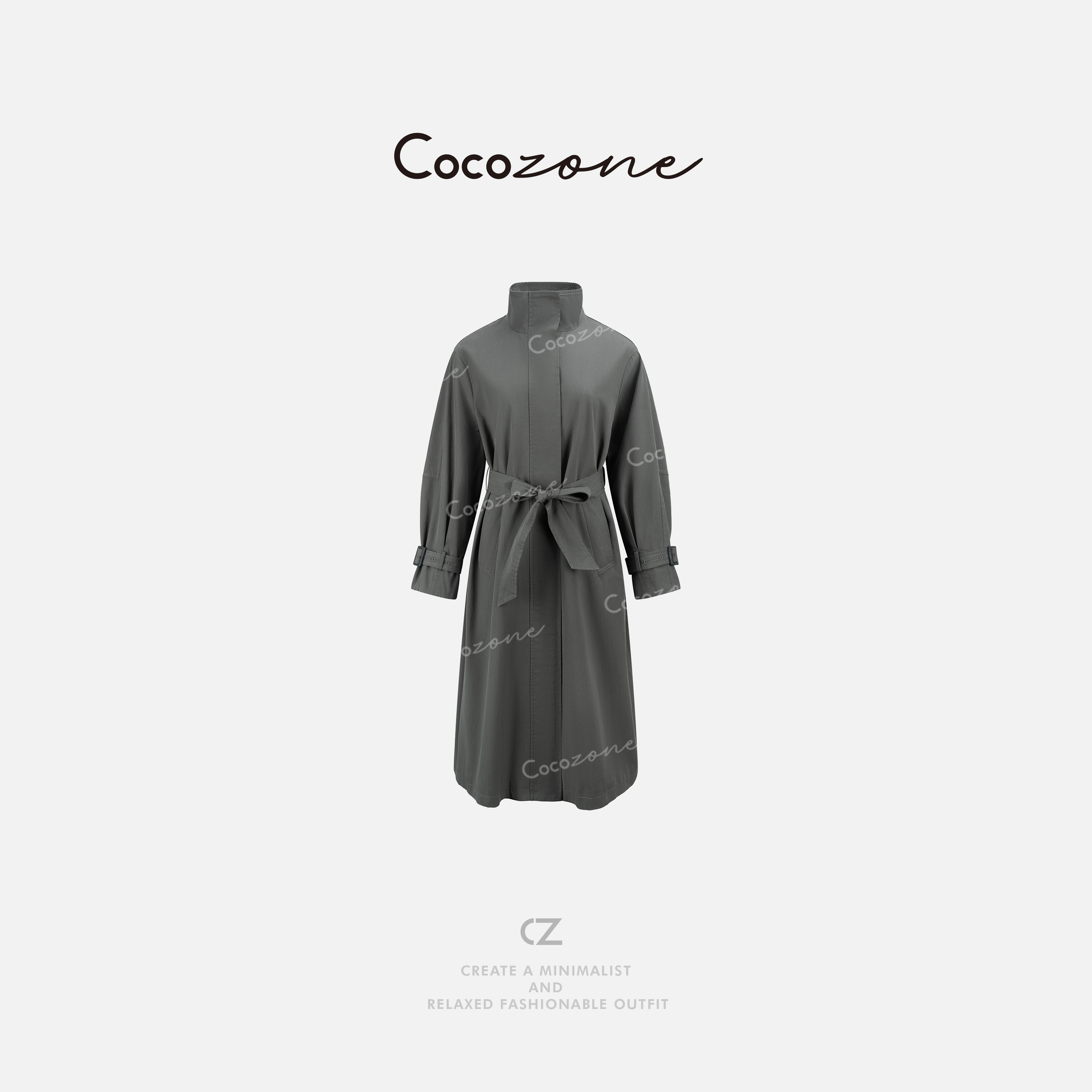 COCO ZONE 刘一一  “蔚山风衣”随性大气的松弛感外套 CD2A1871