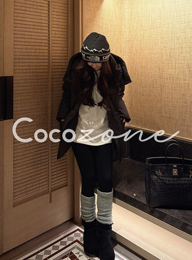 COCO ZONE 刘 一一 “极寒”90白鹅绒连帽拉链鹅绒服 CD2A2792