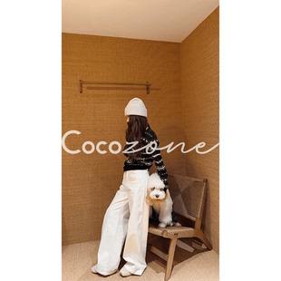 一一 刘 香蕉白牛 水洗侧缝香蕉裤 CD2A3065 COCO 牛仔裤 ZONE