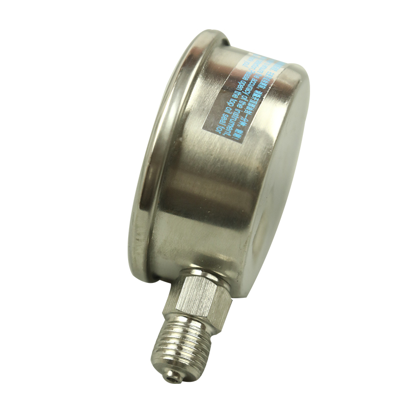 YN60BF不锈钢耐震压力表耐高温防腐蚀耐酸碱油压表0-0.6/1/1.6Mpa