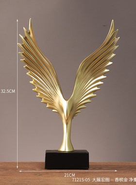 轻奢艺术摆件家居客厅电视柜酒柜摆设办公室书柜书架装饰品工艺品