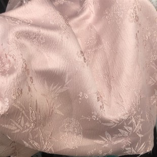 国风暗纹中式 提花锦缎 旗袍连衣裙汉服面料 新中式 高级重垂浮雕