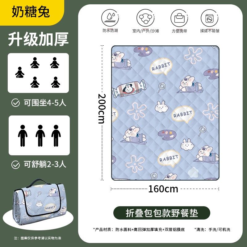 野餐垫防潮垫子加厚草坪户外露营帐篷可携式野炊布地垫儿童折叠防,户外/登山/野营/旅行用品,野餐垫,淘宝优惠券,粉丝福利购,淘宝优惠卷