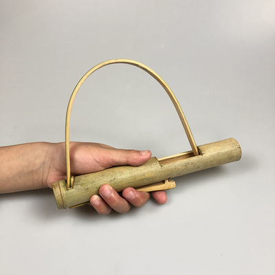 竹管枪8090怀旧传统亲子儿童竹子做的手工玩具竹噼啪打柏桐竹子枪