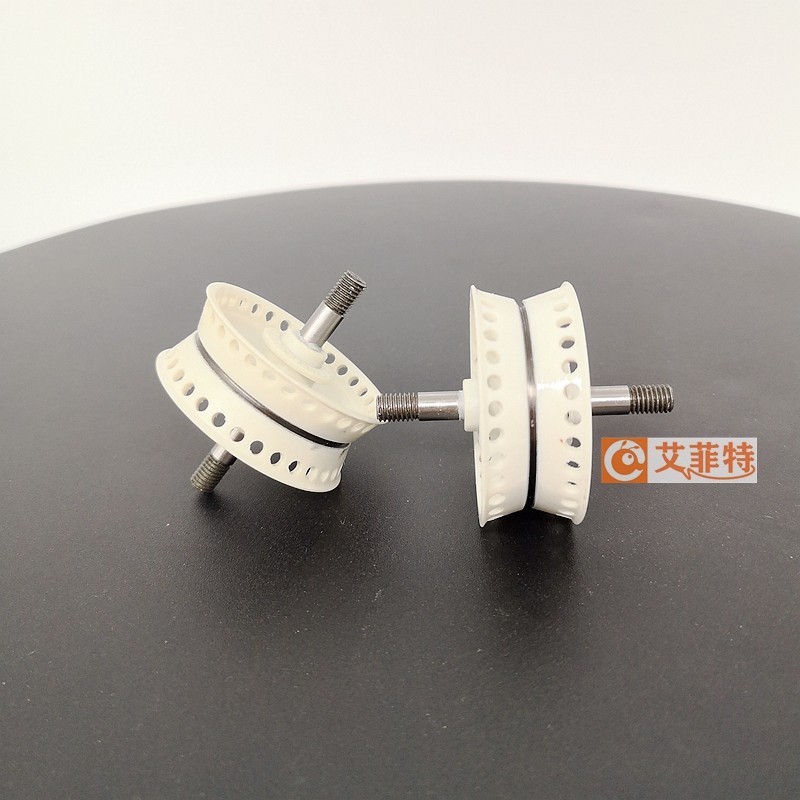 线切割配件新型伞型防水导轮总成外径32*长60mmV型易穿丝42铜套