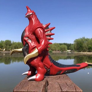 盖巴鲁加二代怪兽布莱泽关节可动人偶软胶怪兽手办儿童玩具模型男