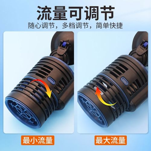 鱼缸造浪泵 静音迷你冲浪泵 水族箱底部环流泵