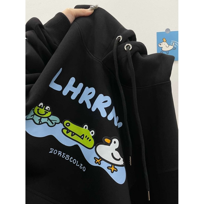 重磅韩系2025新款连帽设计感秋冬