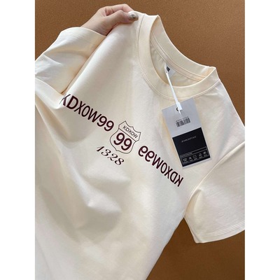 白色短袖t恤女2025新款爆款夏季