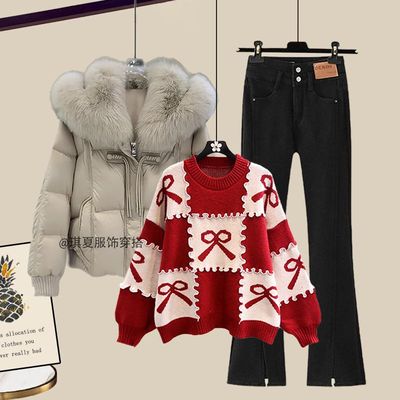 冬季套装2025新款大码女