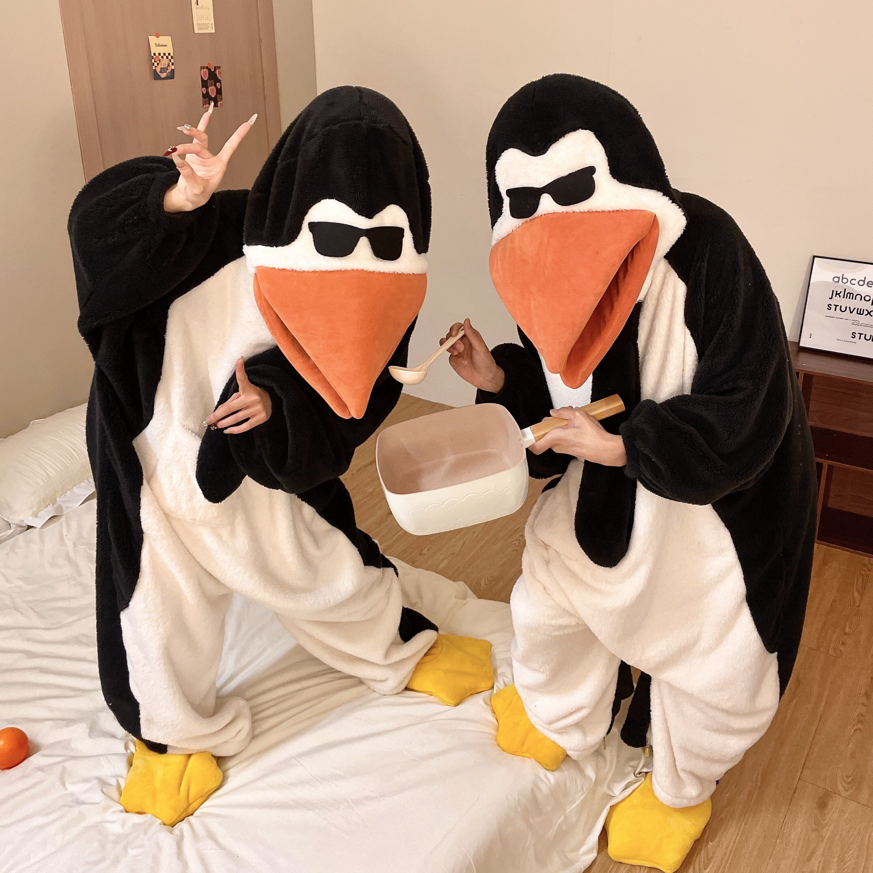 高雅人士企鹅睡衣谁不爱