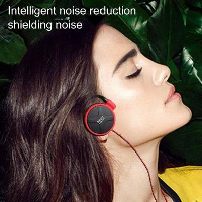 推荐Wired Earbud Ear Hook Headset Noise Cancelling Super Bas