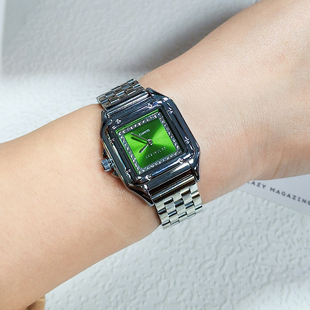 Jo Malone气质镶钻方形女士腕表