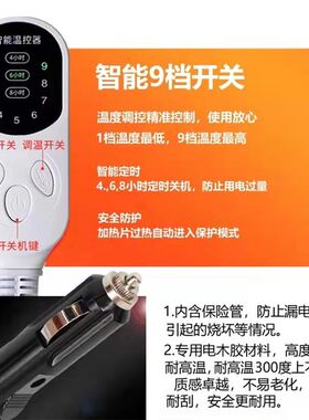 热销车载小号电热毯12v伏轿车用低压单人货车卧铺直流智能防水电