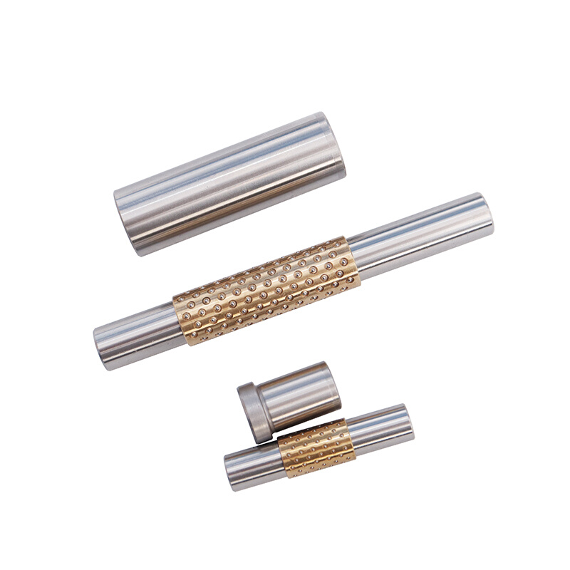 紧凑型微型滚珠衬套导向组件小导柱导套轴套轴承滑块导轨轴承钢