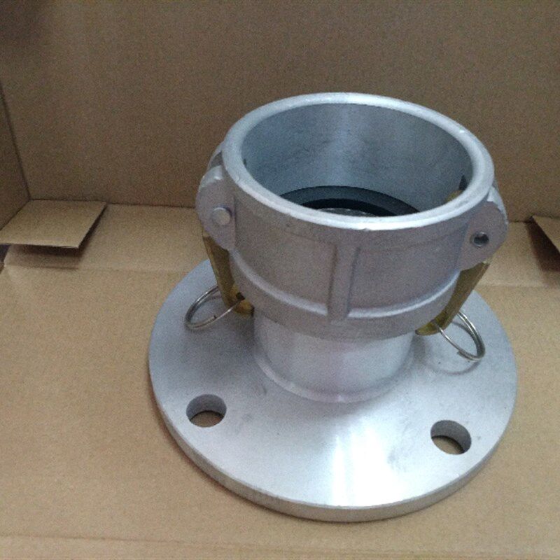 热销铝合金快速接头 法兰带阴端 油罐车洒水车配件 石油器材
