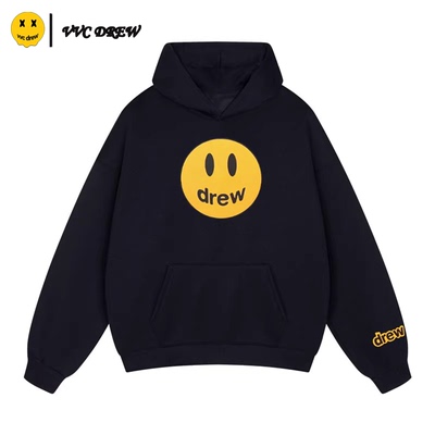 drew官方旗舰店美式潮牌宽松卫衣男女同款2025秋冬季新款连帽卫衣