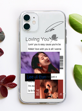 iu回归李知恩同款手机壳8p苹果12定制LILAC新歌xr适用xs iPhone11