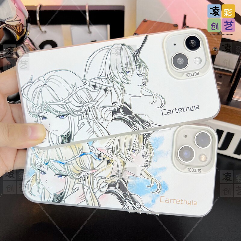 凌彩创艺游戏鸣潮卡提希娅手机保护壳适用苹果16promax华为vivoiqooZ10Turb小米15pro一加13T红米70至尊IMD彩