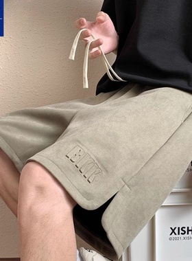 VISVIM BESSEL短裤男士夏季冰丝薄款潮牌运动直筒宽松休闲五分裤