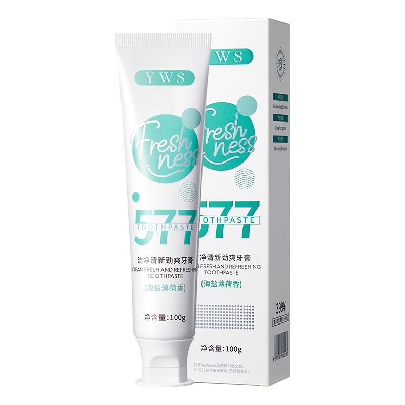 YWS/清新口腔去渍亮白劲爽炫亮健齿牙膏官方旗舰店