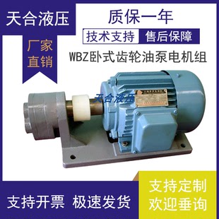 32JZ卧式 齿轮油泵电机装 WBZ 0.75 置1.1 1.5KW三相WBZ2