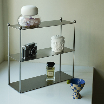 多层不锈钢香水杯子置物架