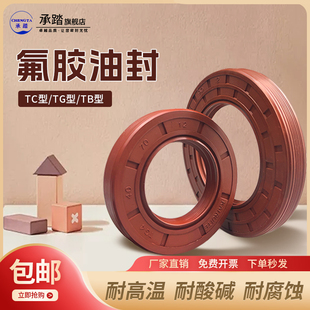TG4氟胶骨架油封内径24-32TC骨架油封水封外螺纹耐高温耐腐蚀耐磨