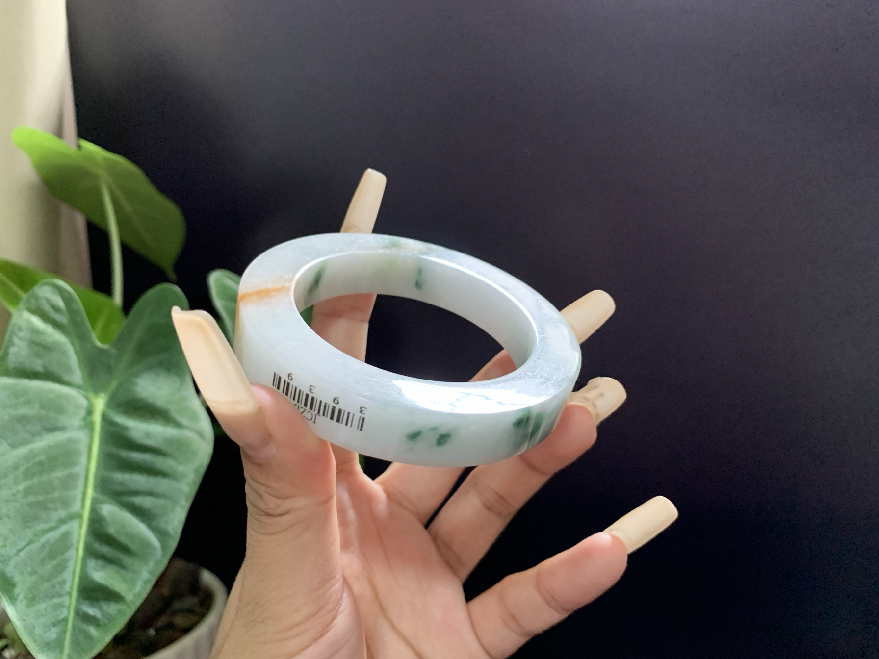 纯天然A货翡翠特色飘花锦鲤手镯定制咨询下单私拍无效