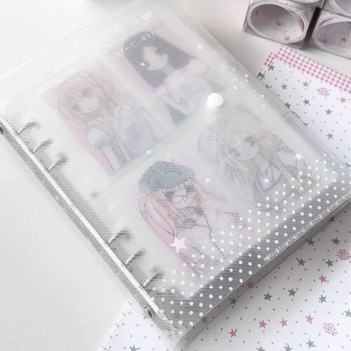 星星活页四宫格PVC卡册
