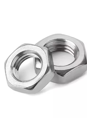 镀锌气缸螺母六角薄螺帽 M25 M26 M28 M29 M30 M32 M33 M40*1*1.5