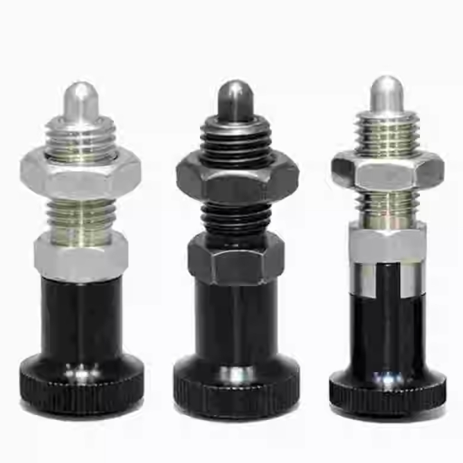 复位粗牙型旋钮柱塞 碳钢发黑 PMXAS PMXKS6 8 10 12  PMXKS12