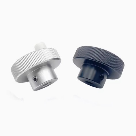 带螺纹孔型 铝合金压纹手轮HOKNW HOKN40 50 63 80-6 8 10 12 16