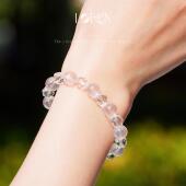 天然粉水晶手串白水晶高级真水晶手链女款 LOREN EYE 闺蜜送女友