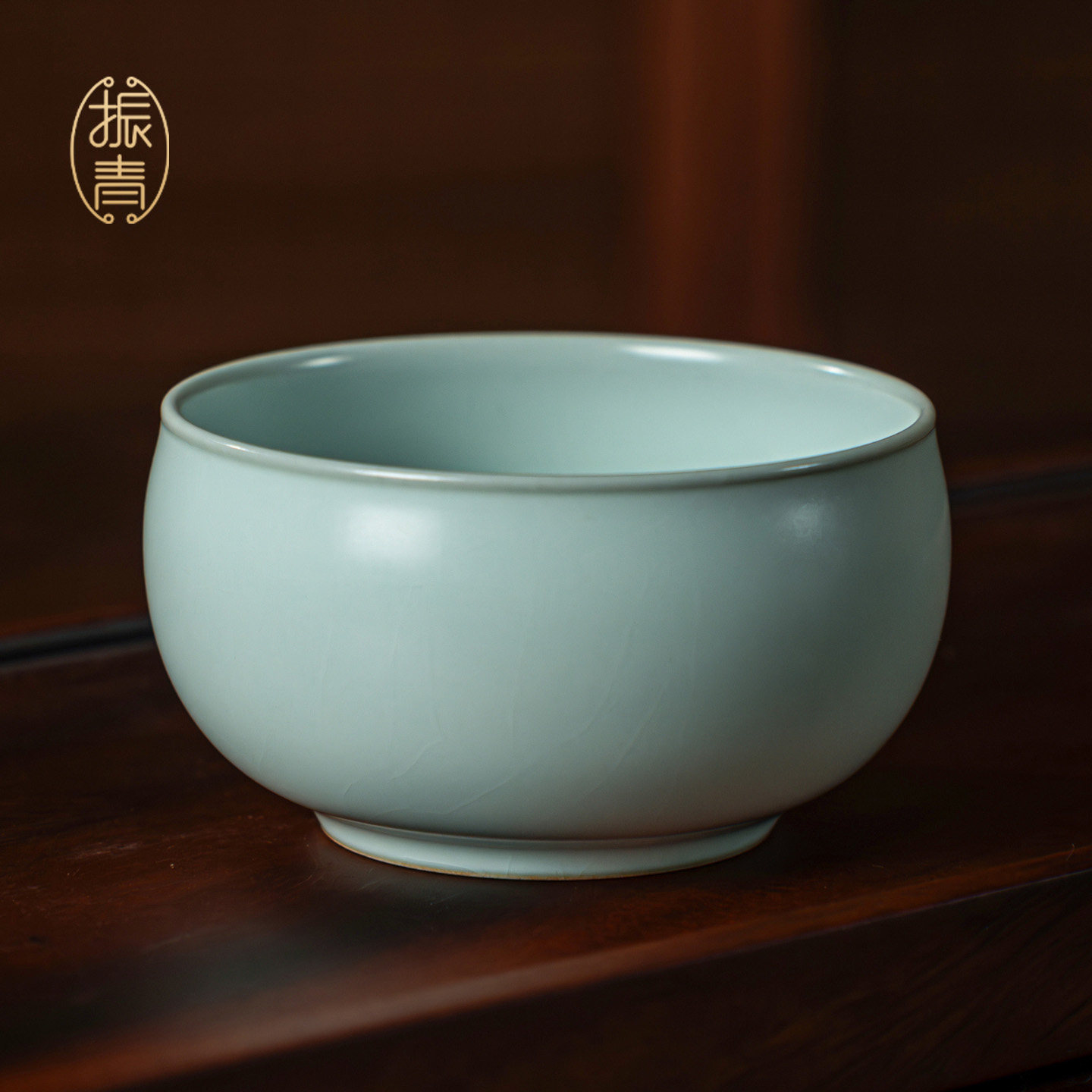 汝窑禅定杯主人杯单杯大容量陶瓷高档普洱杯纯手工景德镇茶杯茶具