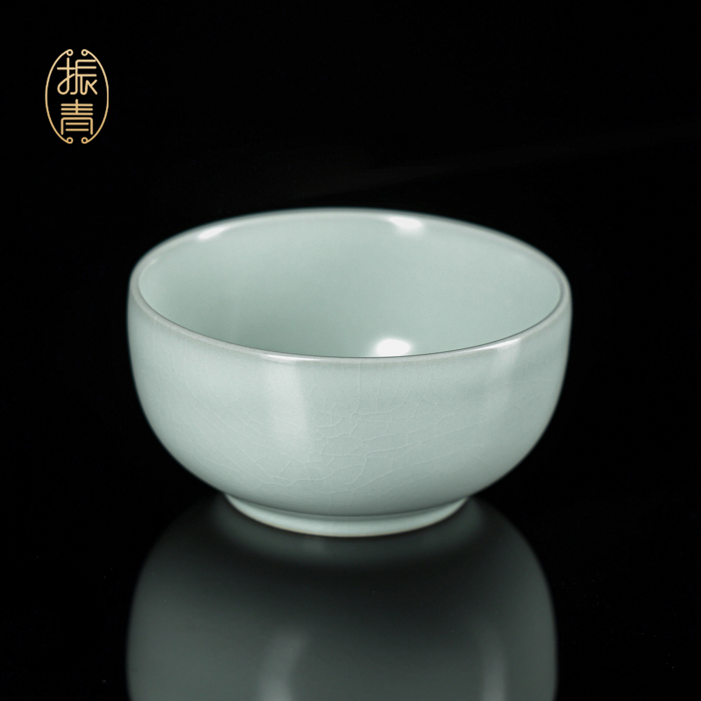 手工禅定杯汝窑高档茶杯