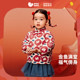 迷你巴拉巴拉儿童棉服加绒加厚外套秋冬新款 上衣 2025男童女童时尚