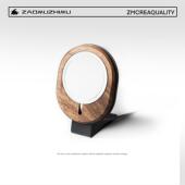 制造 m系列高架黑胡桃磁铁支架无线充电器支架模块