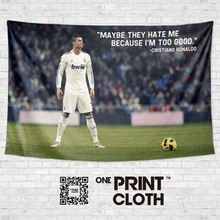 皇家马罗纳尔多Cr7足球星球风扇周边卧室宿舍主题装饰海报背景墙