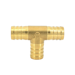 全铜宝塔丁字叉T型三通变径格林头6/8/10/12/14/16/19/25MM软管头