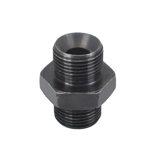 液压油管过度接头M14/16/18/ 20/22*1.5内凹C型碳钢外丝直管接头