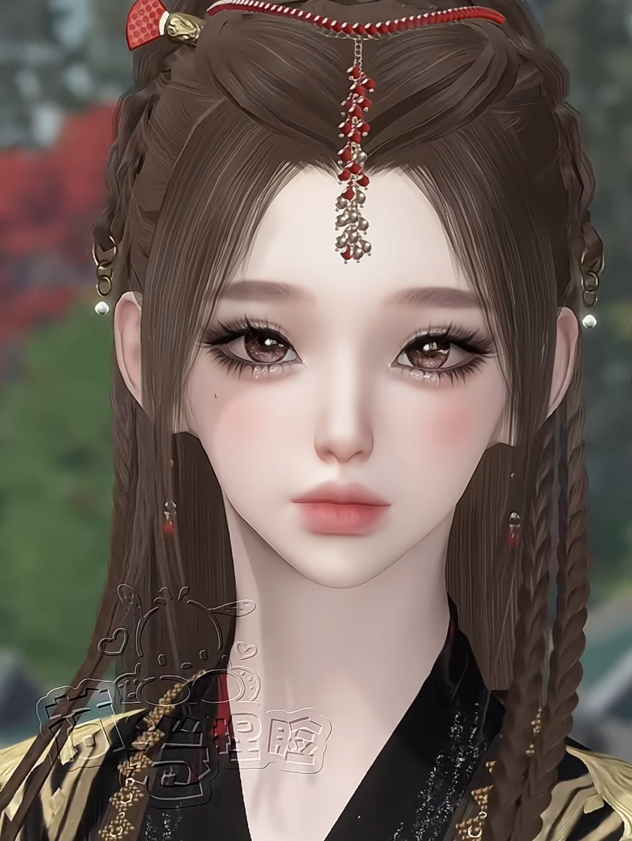 思蓝  逆水寒手游捏脸 铁衣素问九灵神相龙吟血河碎梦女通用