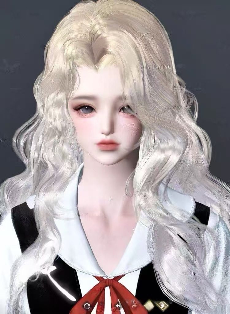 【茶茶】大体型 女云瑶姐姐 新建模捏脸模板 三维兔子逆水寒端游