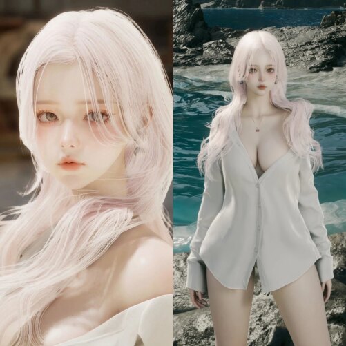 沫带体型AION2永恒之塔2捏脸女魔族天族通用发捏脸细节自己捏