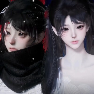 燕云十六声捏脸女 以昭愿雪 池月雫 燕云十六声PC端手游通用捏脸