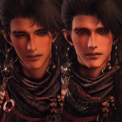 秒发 燕云十六声捏脸男 阿牛 鲤小鱼捏脸版 PC端手游通用捏脸